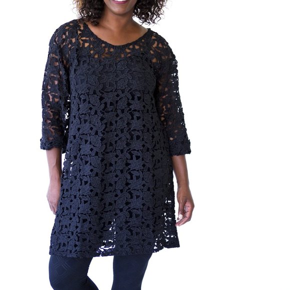 NWT - ARIA HANDMADE - LACE OVERLAY - Picture 1 of 7